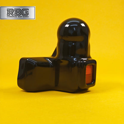 Towball Cover with Reflector Black PVC Boot for Fit Standard 50mm Tow Ball UK