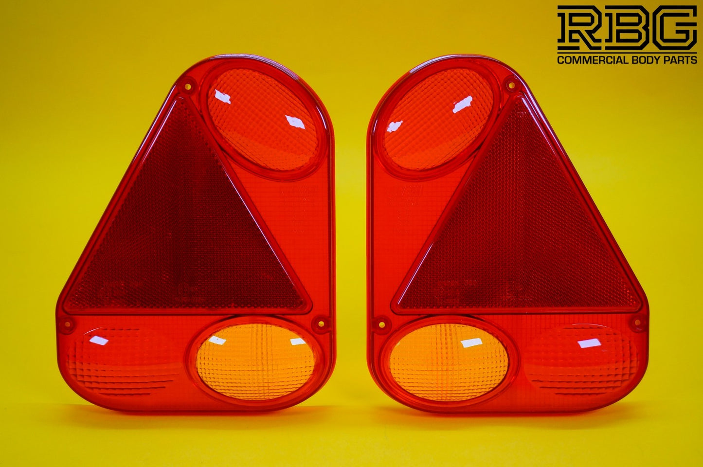 Replacement Light Lens PAIR LEFT & RIGHT for Radex 2900 Rear Combination Lamp