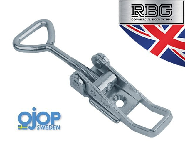 Over Centre Fastener OJOP + Catch Plate MEDIUM NON-LOCKING Trailer Truck Caravan