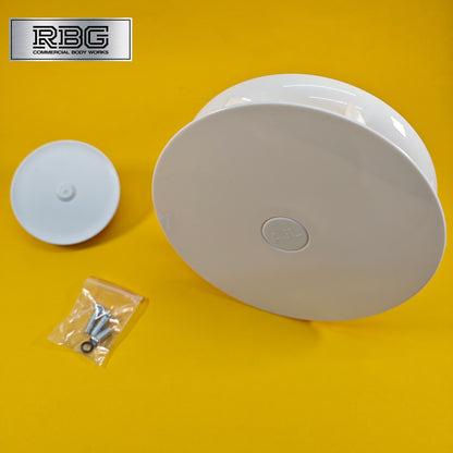 Centaflow™ Wind Driven Extractor Vent White Horsebox Low Profile Van Roof Rotary