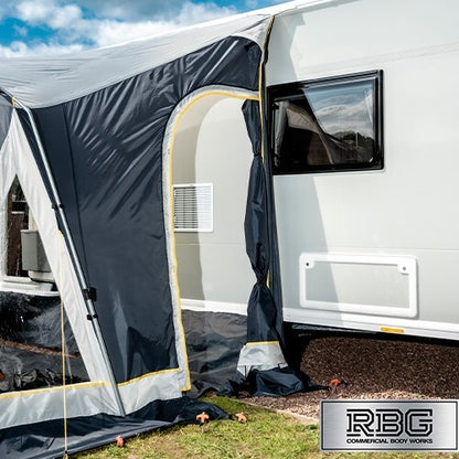 Stoneleigh Poled Porch Awning 390cm for Caravan & Motorhome Water Resistant UK