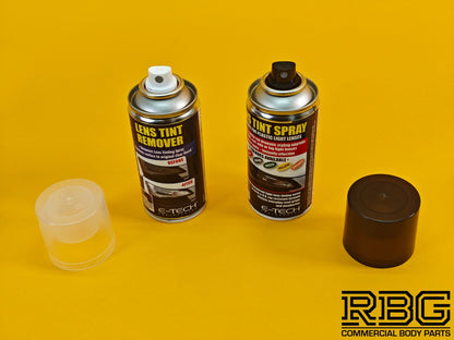Smoke Black Lens Tinting Kit Spray & Remover For Car Vehicle Glass Lamp E-TECH