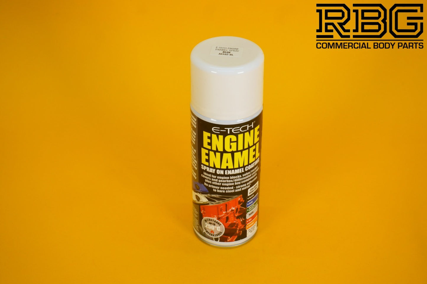 BLUE Engine Enamel Spray Coating 400ml E-TECH Heat Resistant Paint Car Vehicle