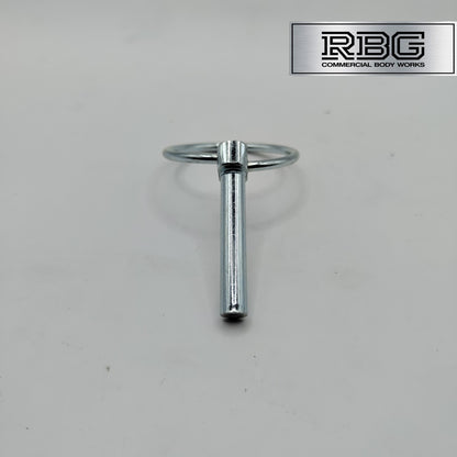 2x Lynch Pins Ø8 x 44.5mm Zinc Plated Steel Linch Pins Trailer, Tractor, Truck