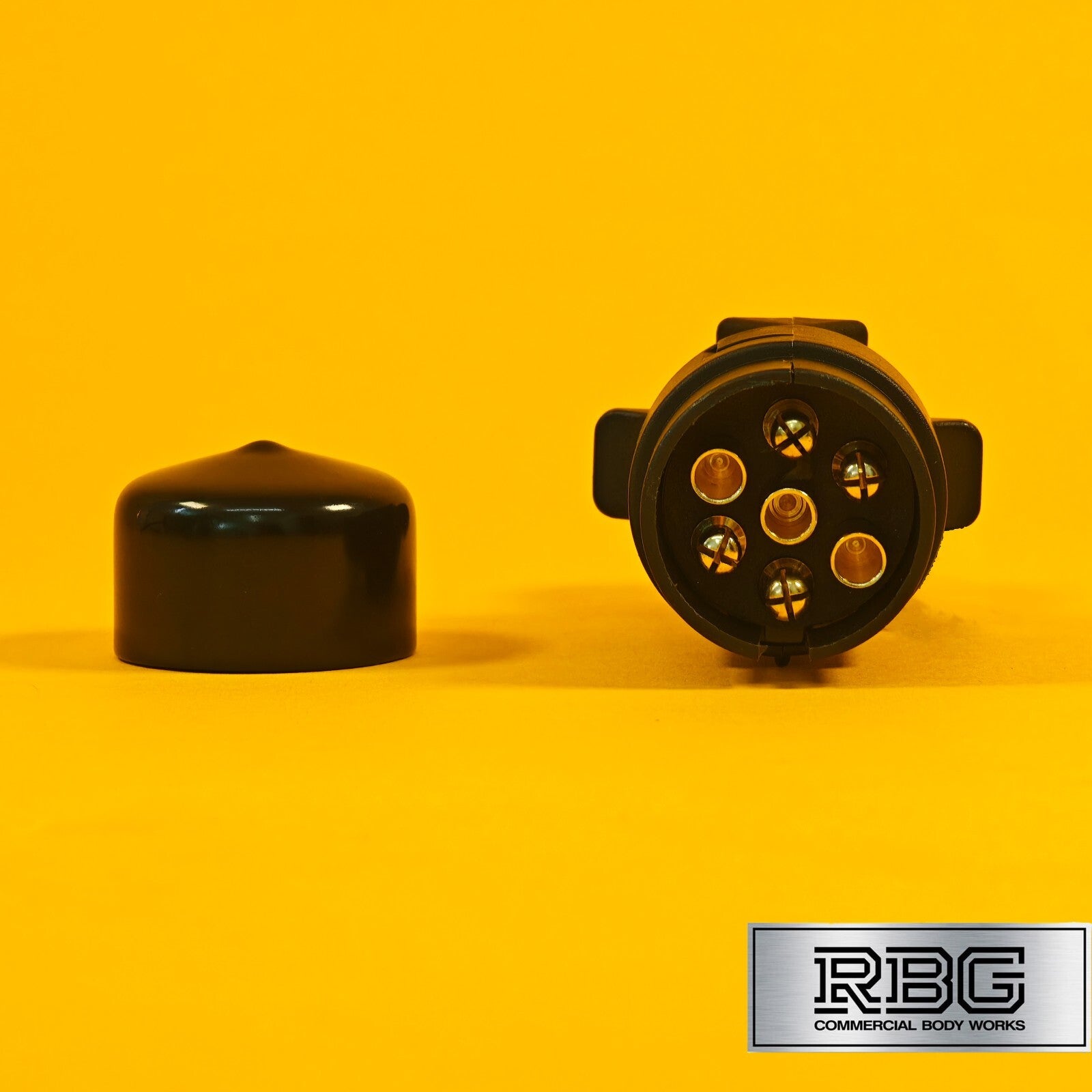 Plastic Plug & Cover SET 12N Type 7 Pin for Towing Trailer Caravan Horsebox PVC