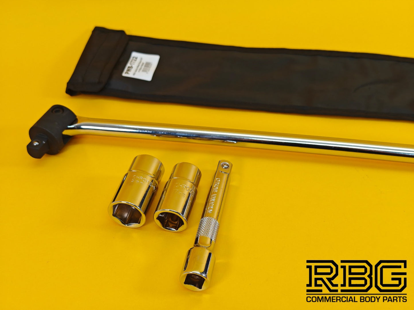 Vehicle Wheel Brace Kit 17/19mm, 21/22mm Pro Dual Size Sockets Protective Gloves