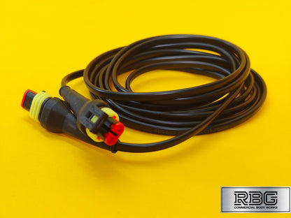 2M SuperSeal Connector Harness 2Way / 2Pin Male Plugs Link Harness Sealed Lead