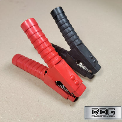 Heavy Duty Jump Lead Cable Clips 600 AMPS Peak Rating Crocodile Clamp