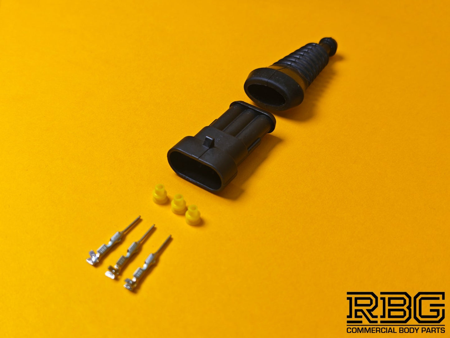 SuperSeal Connector Kit 3 Pin Female With Protective Boot AMP Waterproof IP67 TE
