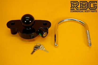 Trailer Hitch Lock 50mm Coupling Universal Heavy Duty Security Coupler Tow Ball