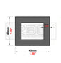 ALUMINIUM RECTANGULAR & SQUARE BOX SECTION Various Sizes Metric Free UK Delivery