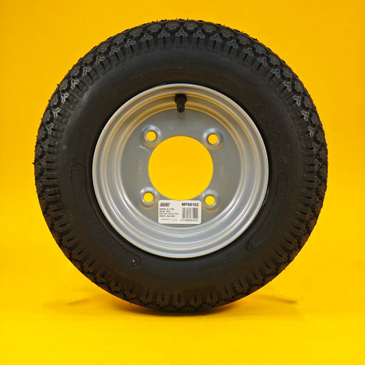 Spare Wheel & Tyre 3.50x8, 350x8 for Erde 102 Maypole 6810 115mm PCD Trailer UK