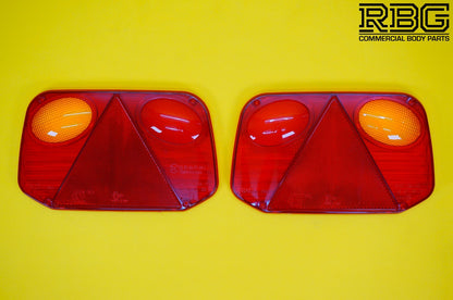 Replacement Lens Light PAIR LEFT & RIGHT for Radex 2800 Rear Combination Lamp