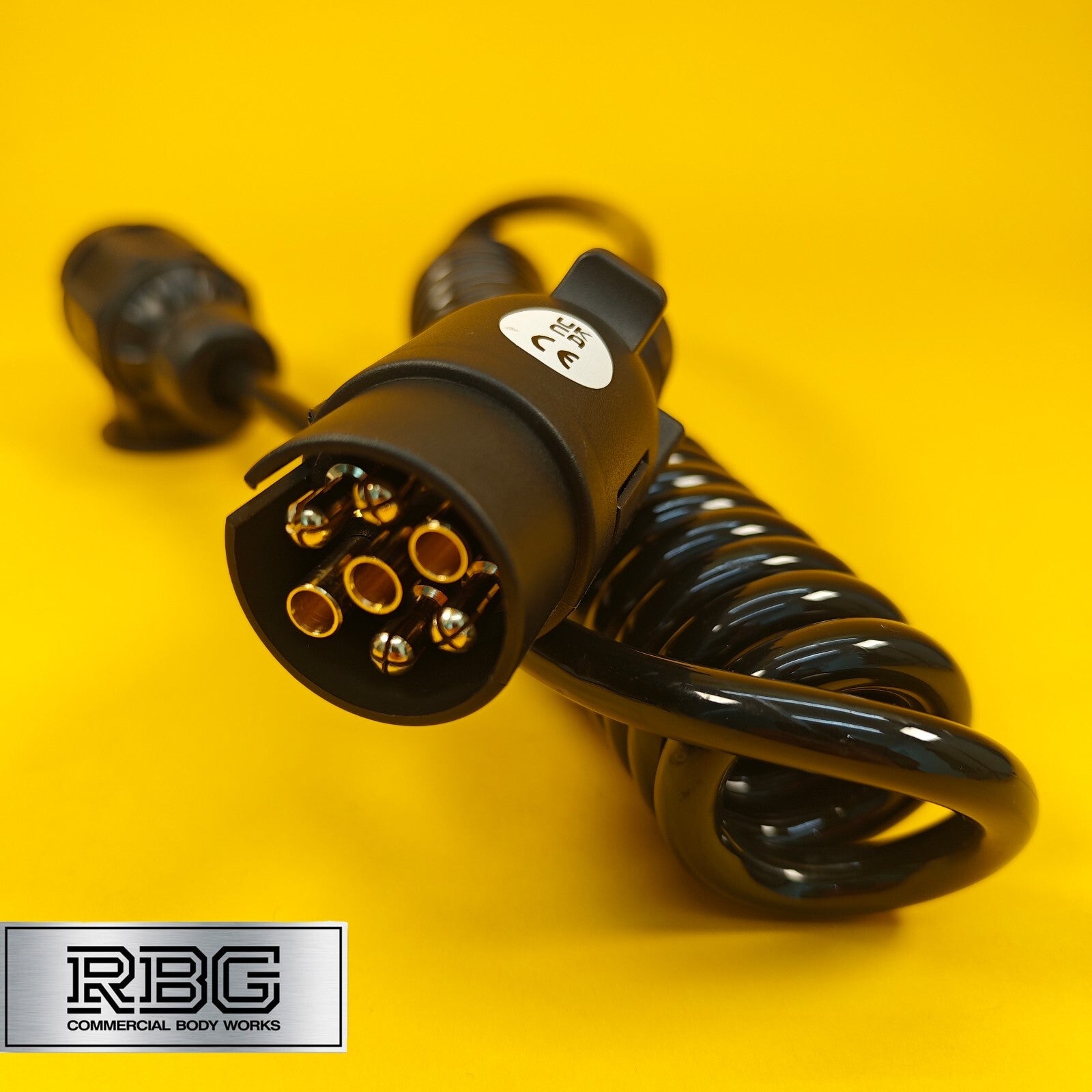 Conversion Lead 7 to 8 Pin Plug 2.5m Curly Cable Wire 13 Pin Type Towing Trailer