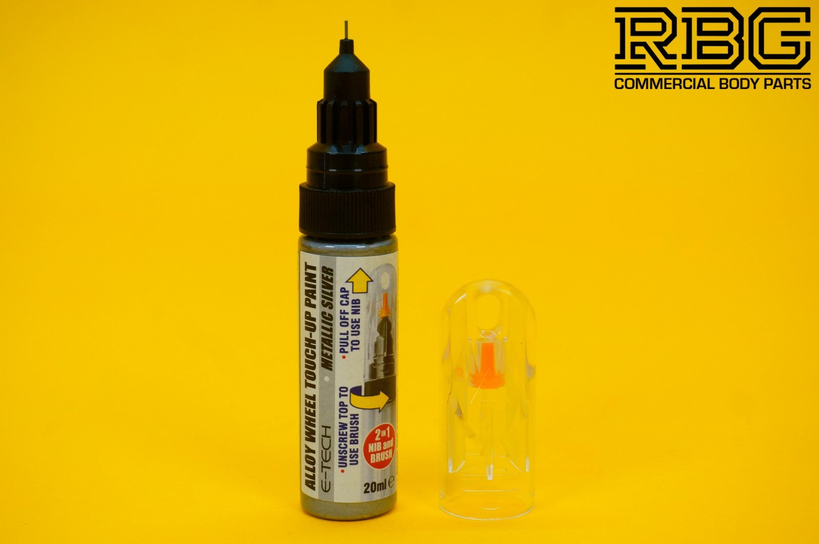 Alloy Wheel Paint Touch-Up PEN & STICK SILVER Chip Kurb Damaged Repair Pen Car