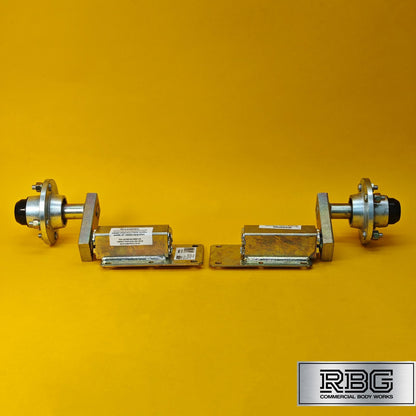 Suspension Unit & Hub PAIR 350kg Zinc Plated With 4 Studs On 4" PCD for Trailers