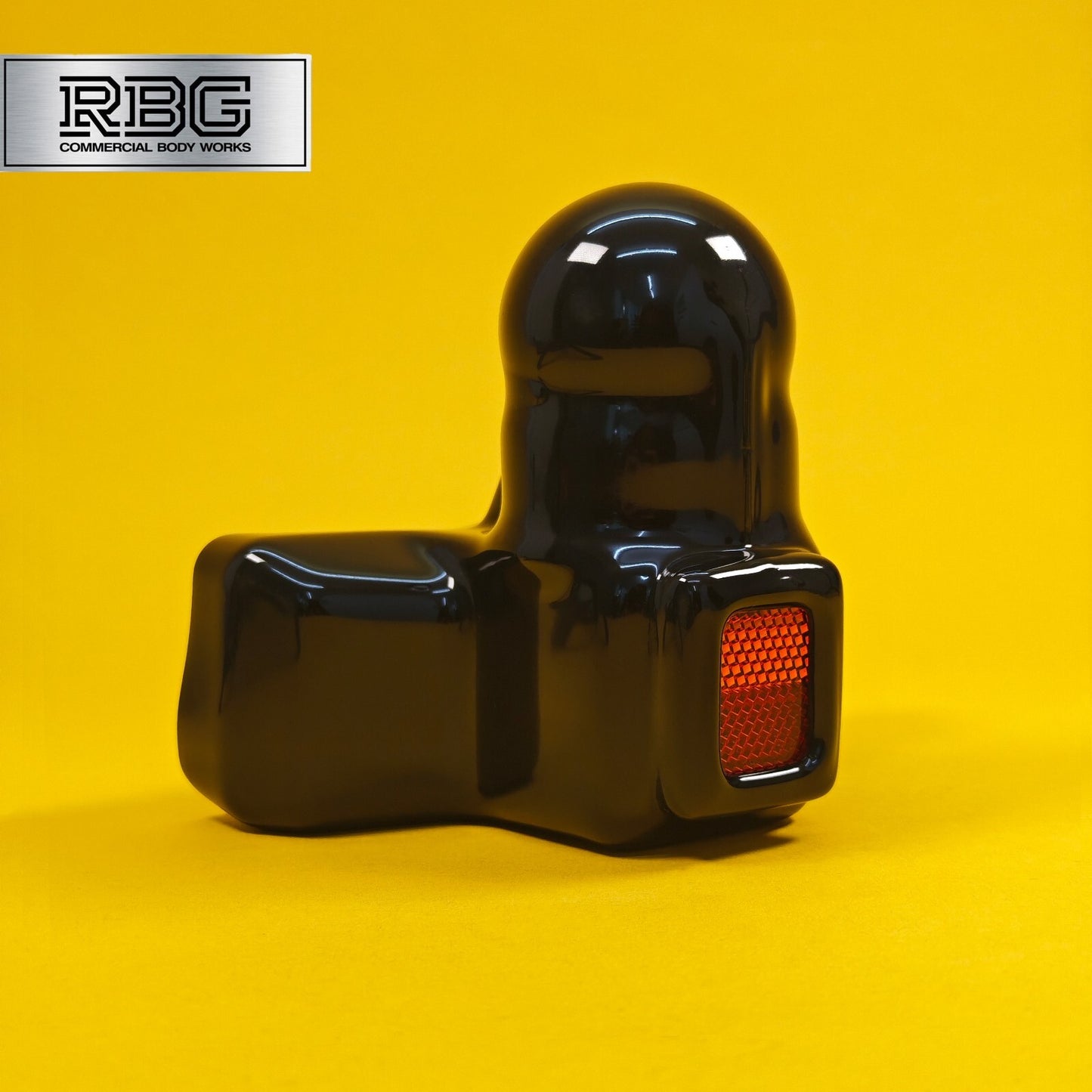 Towball Cover with Reflector Black PVC Boot for Fit Standard 50mm Tow Ball UK