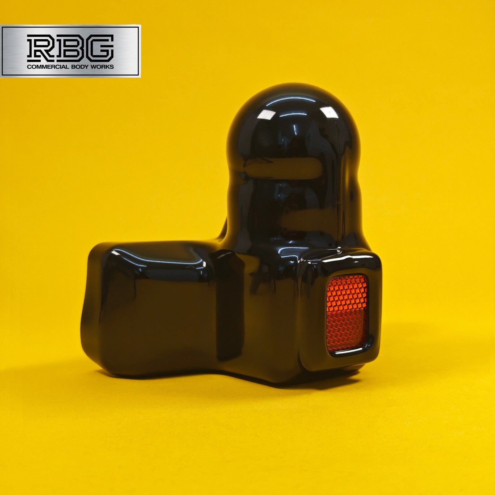 Towball Cover with Reflector Black PVC Boot for Fit Standard 50mm Tow Ball UK