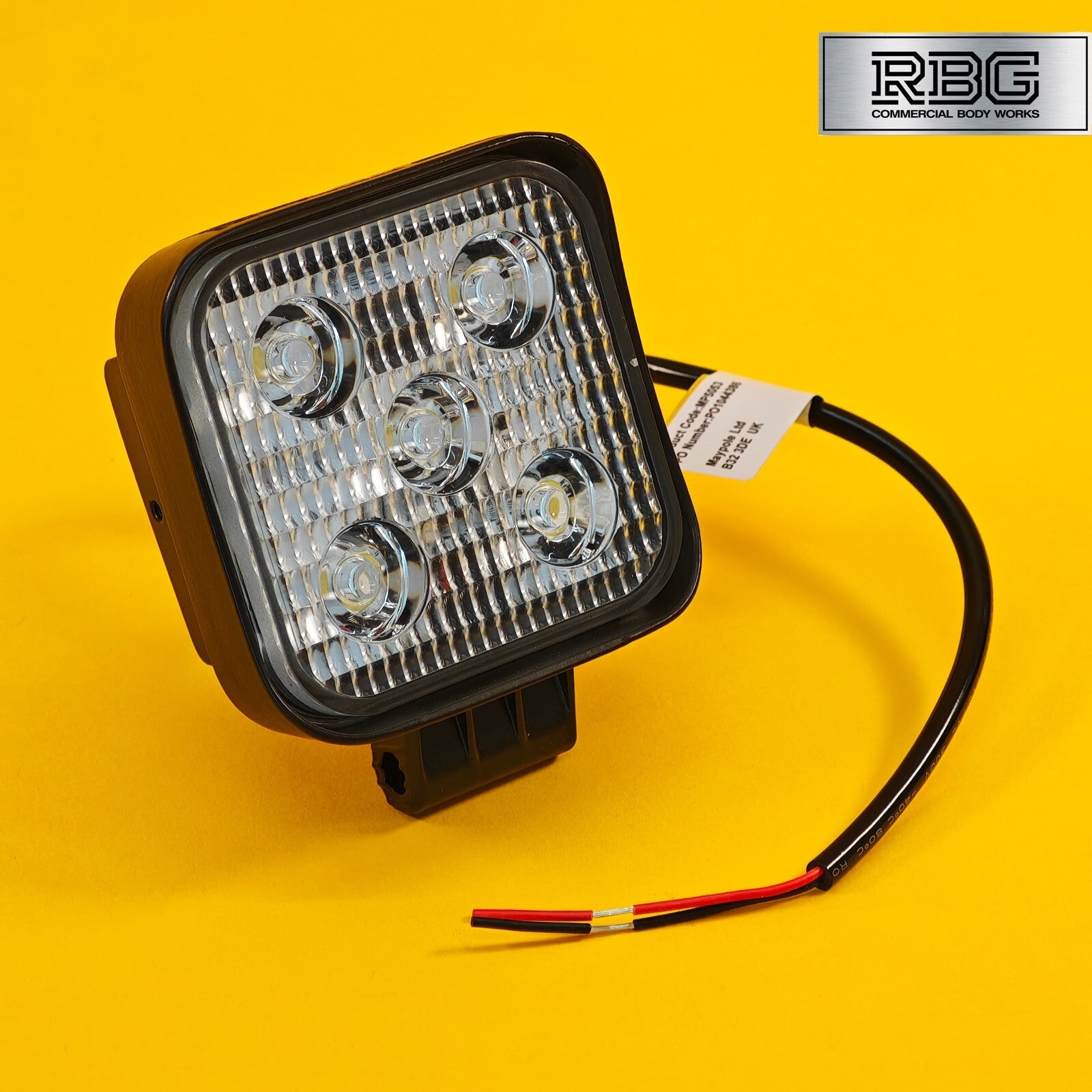 Flood LED Work Lamp Spot Lights 12/24V 15W Waterproof Offroad Car Truck SUV ATV