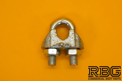 Wire Rope Grip 6mm Steel Cable Grip Bull Dog Clamp U Bolt Zinc Plated Heavy Duty