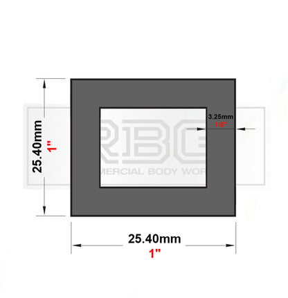 ALUMINIUM SQUARE BOX SECTION Various Sizes In Metric & Inch Free UK Delivery