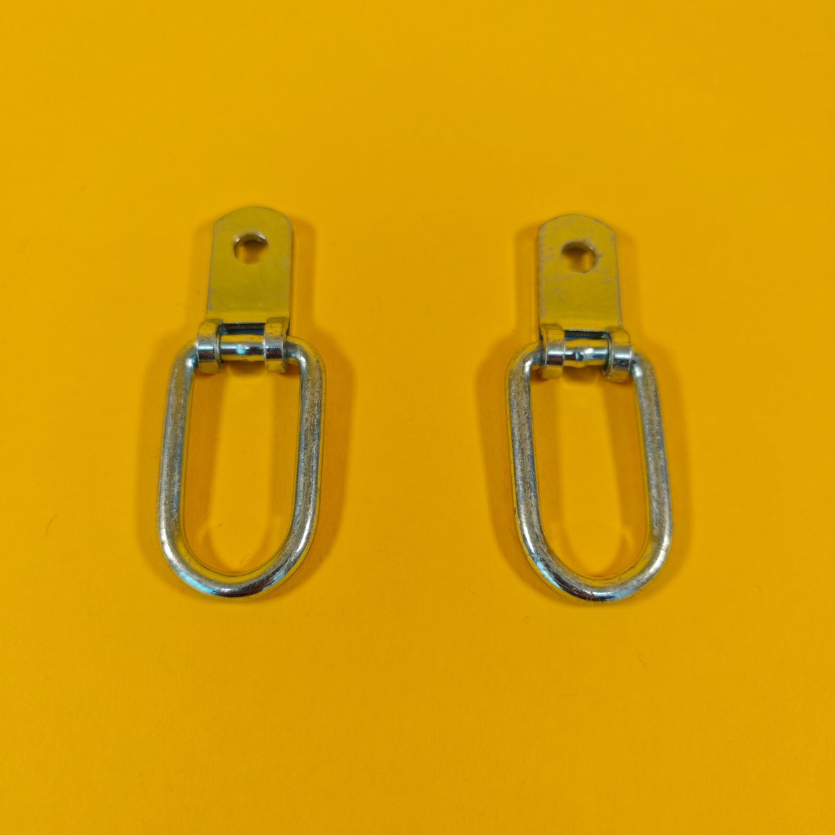 2x Small Lashing Ring Tie Down Zinc Plated for Trailer Horsebox Truck Van...