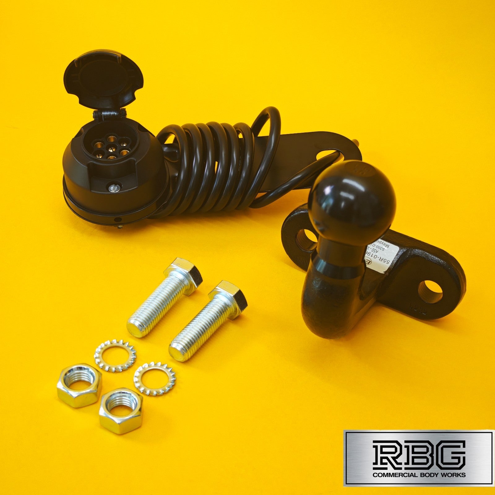 ALKO Towball +  Socket Assembly 12N 7 Pin High Reach Tow Ball for AL-KO Caravan