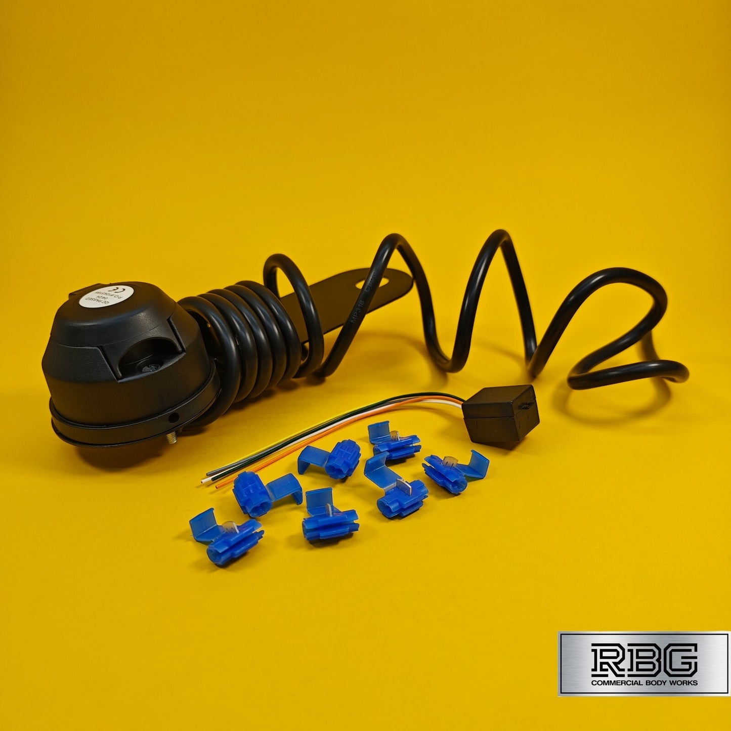 12N Wiring Kit 7 Pin With Audible Relay Buzzer Towing Trailer Caravan Towbar 2m