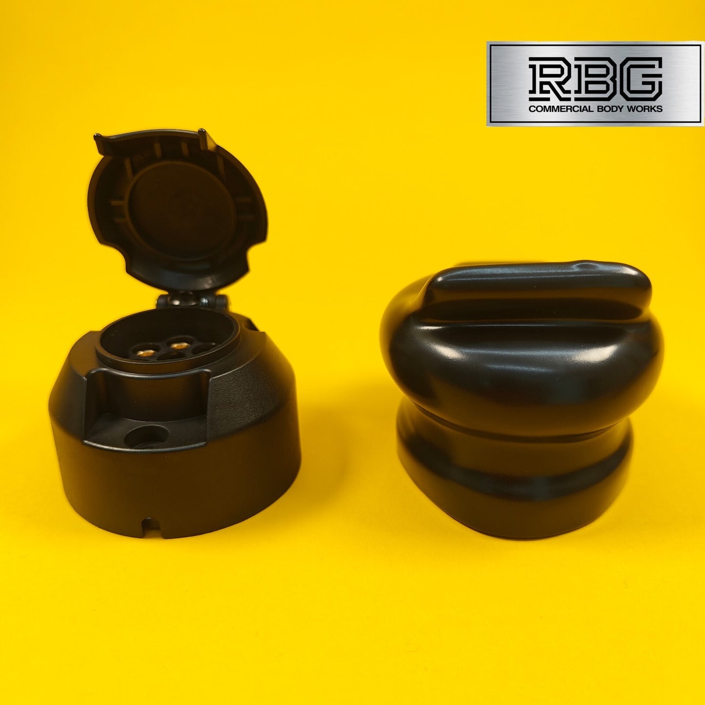Plastic Socket + Cover PVC 7 Pin 12N Type For Towing Trailer Caravan 12V Towbar