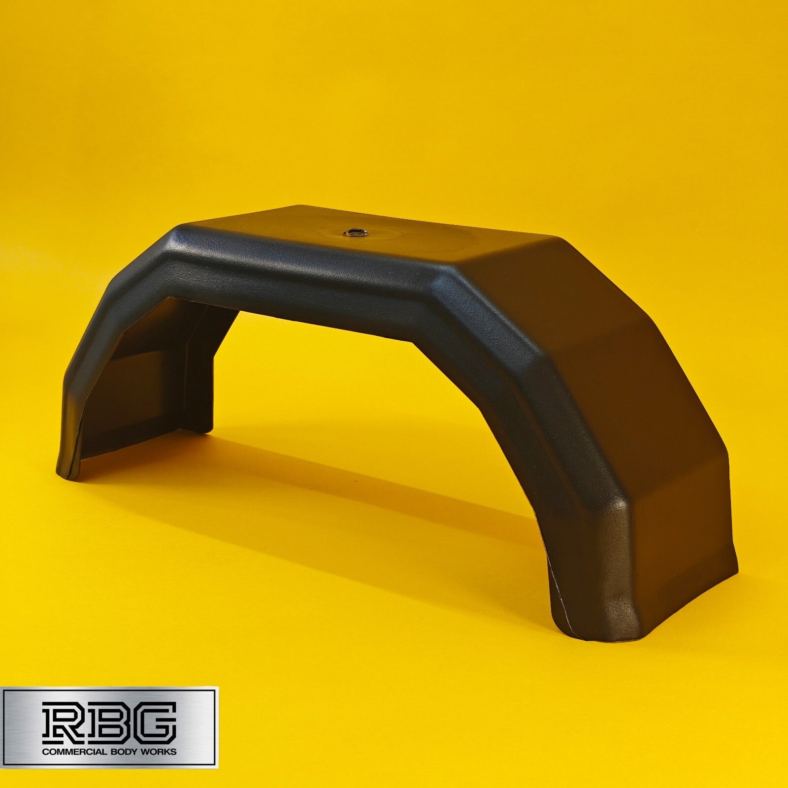 8 Inch Plastic Mudguard Single 490mm x 140mm for Trailer 8″ Wheels Black UK
