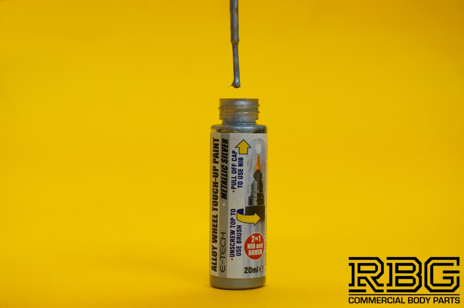 Alloy Wheel Paint Touch-Up PEN & STICK SILVER Chip Kurb Damaged Repair Pen Car