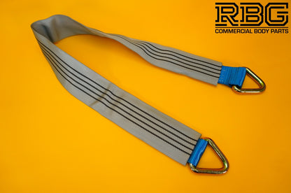 4x Tie Down Ratchet Strap 5T 4mx50mm Over Wheel + Axle Recovery Strap 1mx50mm