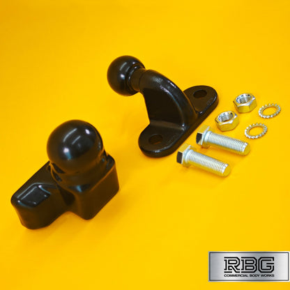 Tow Ball + Cover PVC 50mm Tow Hitch Black Heavy Duty Standard E Approved Caravan