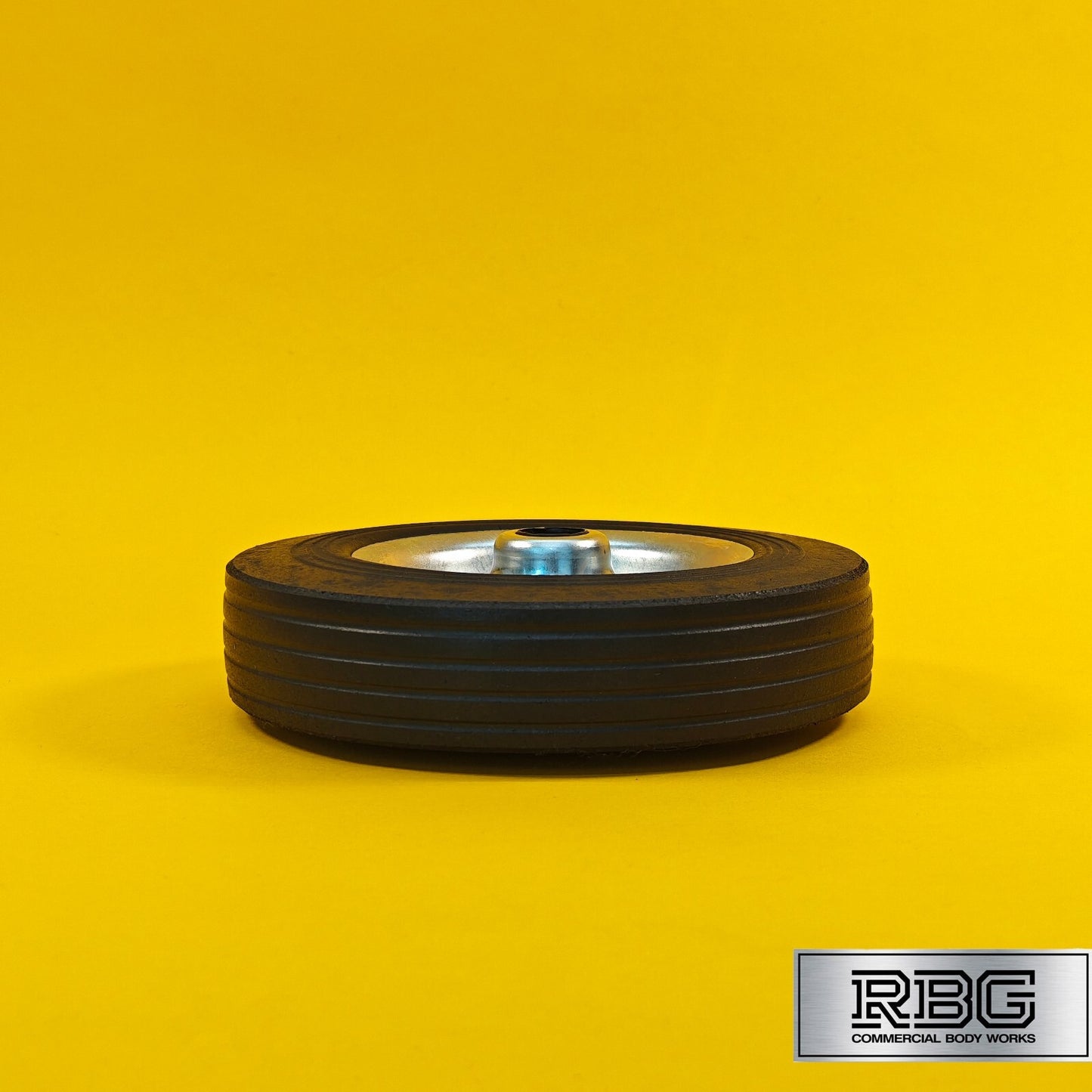 Steel Replacement Wheel 200mm for Jockey Wheels for Trailer Rubber Tyre 8" UK
