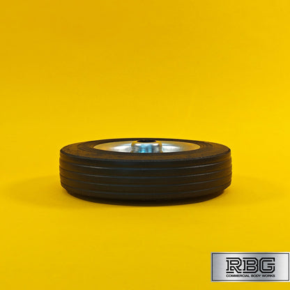 Steel Replacement Wheel 200mm for Jockey Wheels for Trailer Rubber Tyre 8" UK