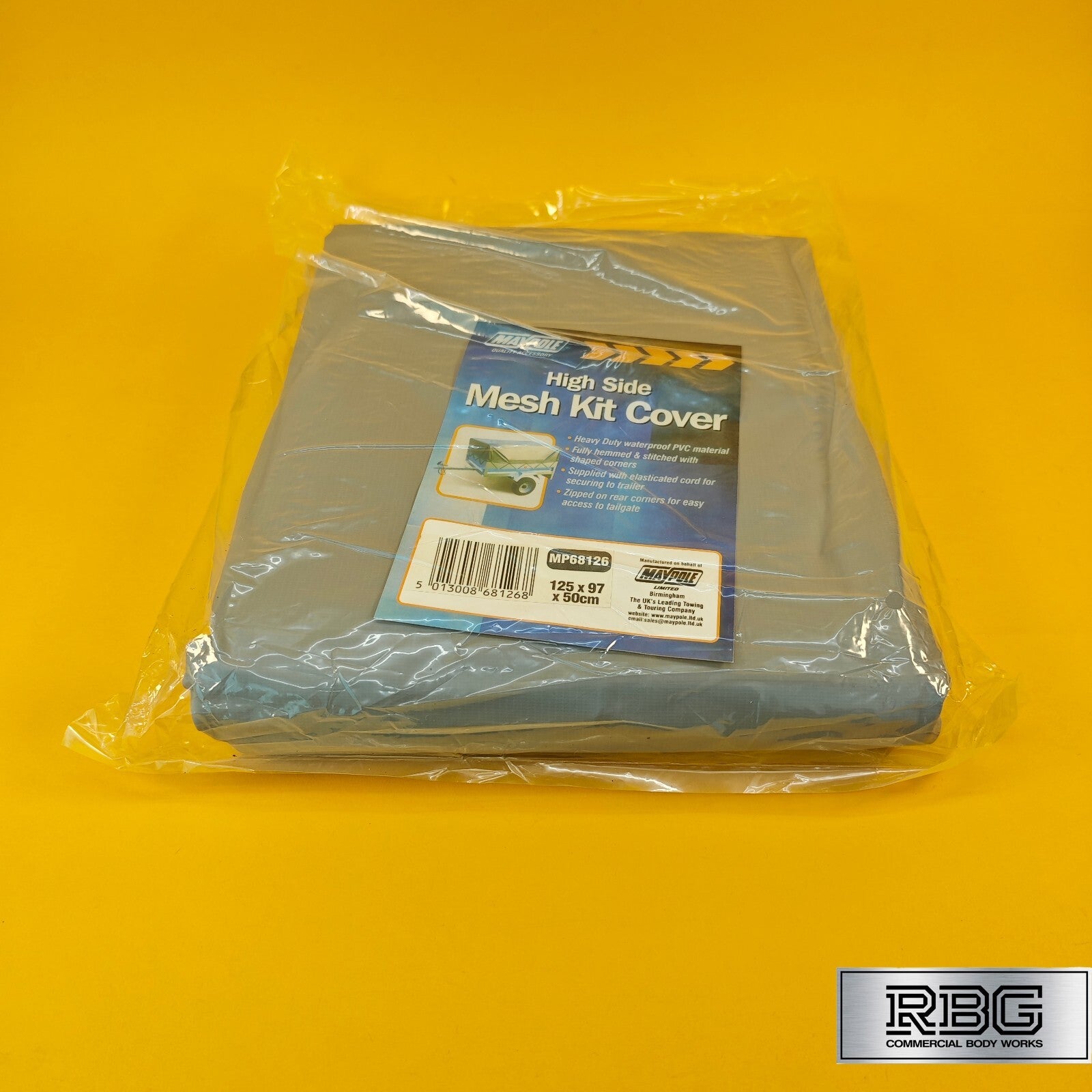 Cover For Erde 122 & Maypole MP6812 Trailer's High Side Mesh Kit Durable PVC UK
