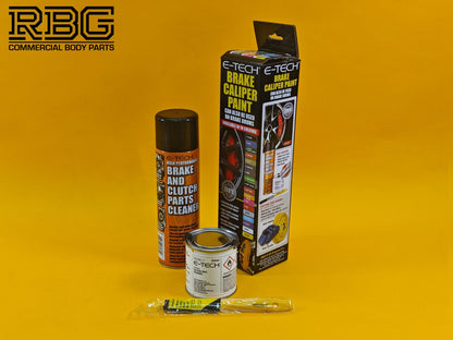 Brake Caliper Paint Kit RED Paint + Cleaner + Brush E-TECH For Car Vehicle UK