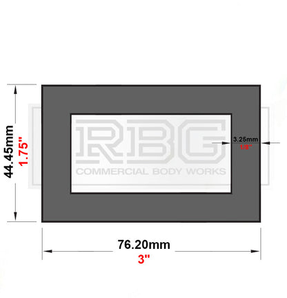 ALUMINIUM RECTANGULAR & SQUARE BOX SECTION VARIOUS SIZES In METRIC & INCH UK