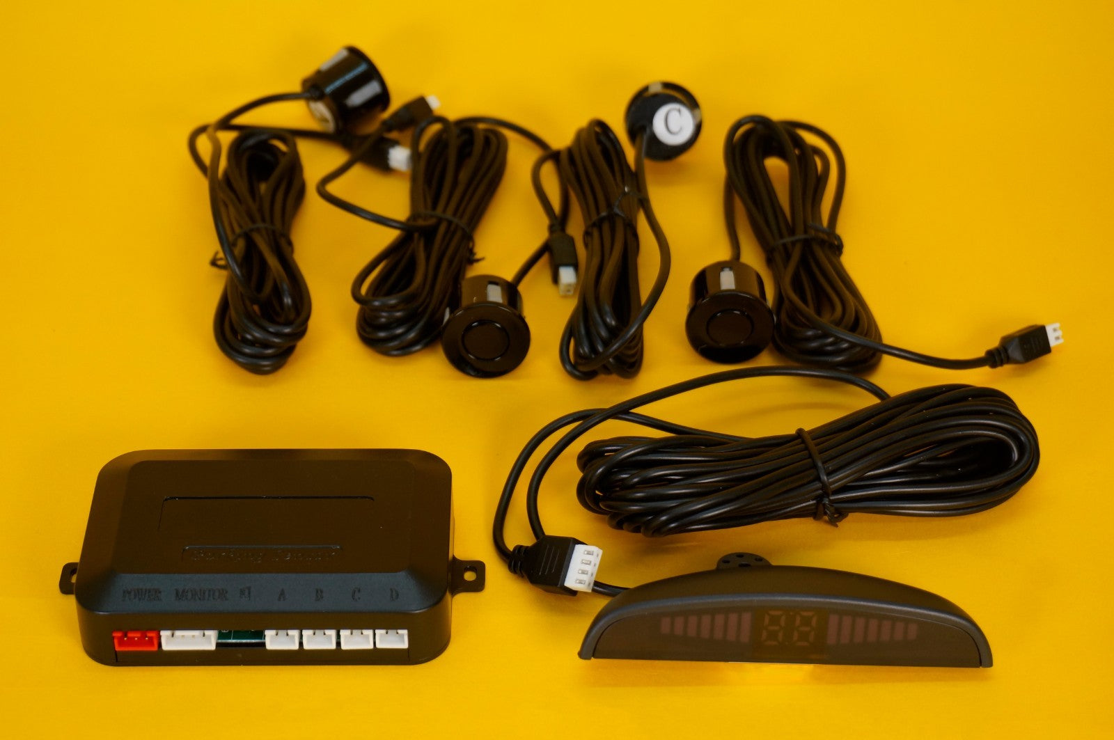 Reversing Parking Sensor Kit 12V Audible Warning Buzzer For Cars Vans Motorhome
