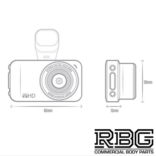 Smart Dashcam True 4K Ultra HD Front Video Recorder 32GB SD WIFI 3″ Screen + APP