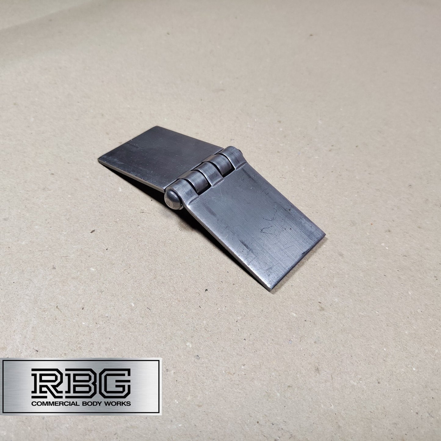 Butt Hinge Weld-on Solid Pressed Drawn Steel Heavy Duty 50x137mm Truck Trailer