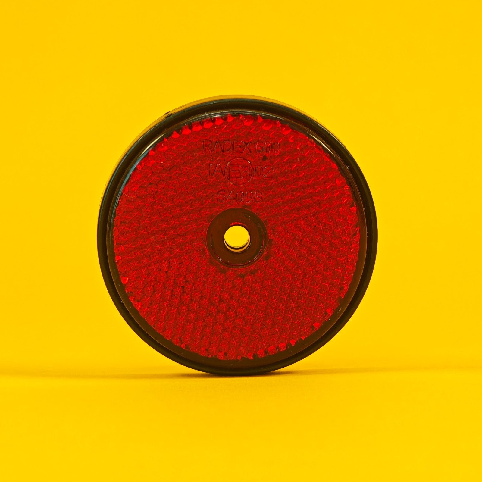 Round Red Reflector Radex 60mm Rear Lighting for Trailer Caravan Horsebox UK