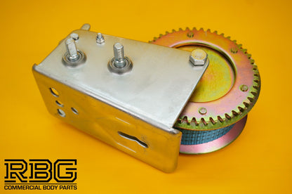 Manual Hand Winch 3500lb + Strap 10m & Hook Trailer Caravan Boat Winch Marine