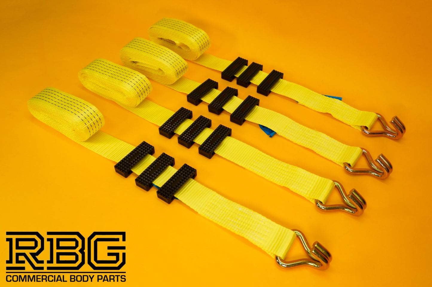 Tie Down Ratchet Strap Over Wheel 5T Recovery Full SET 4m x 50mm + Winch Strap