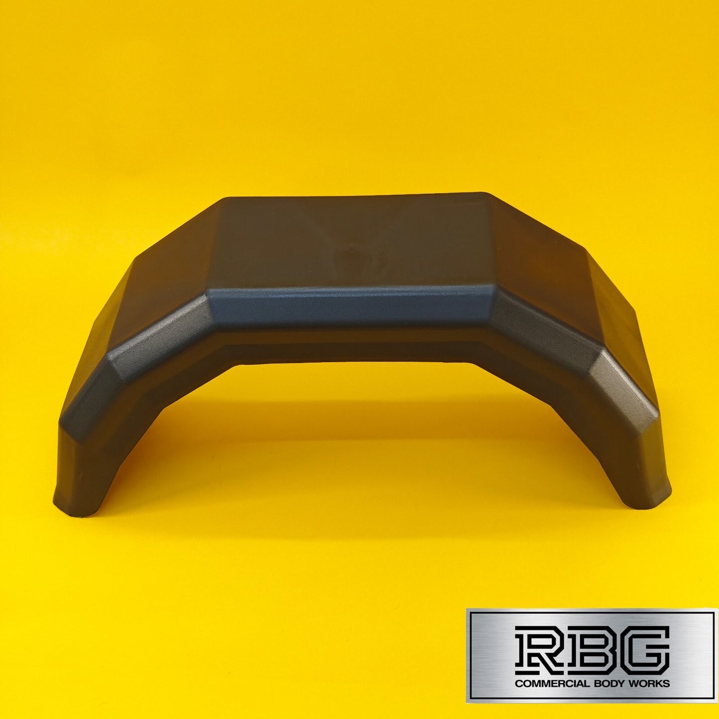 10 Inch Plastic Mudguard Single 610mm x 170mm for Trailer 10″ Wheels Black UK