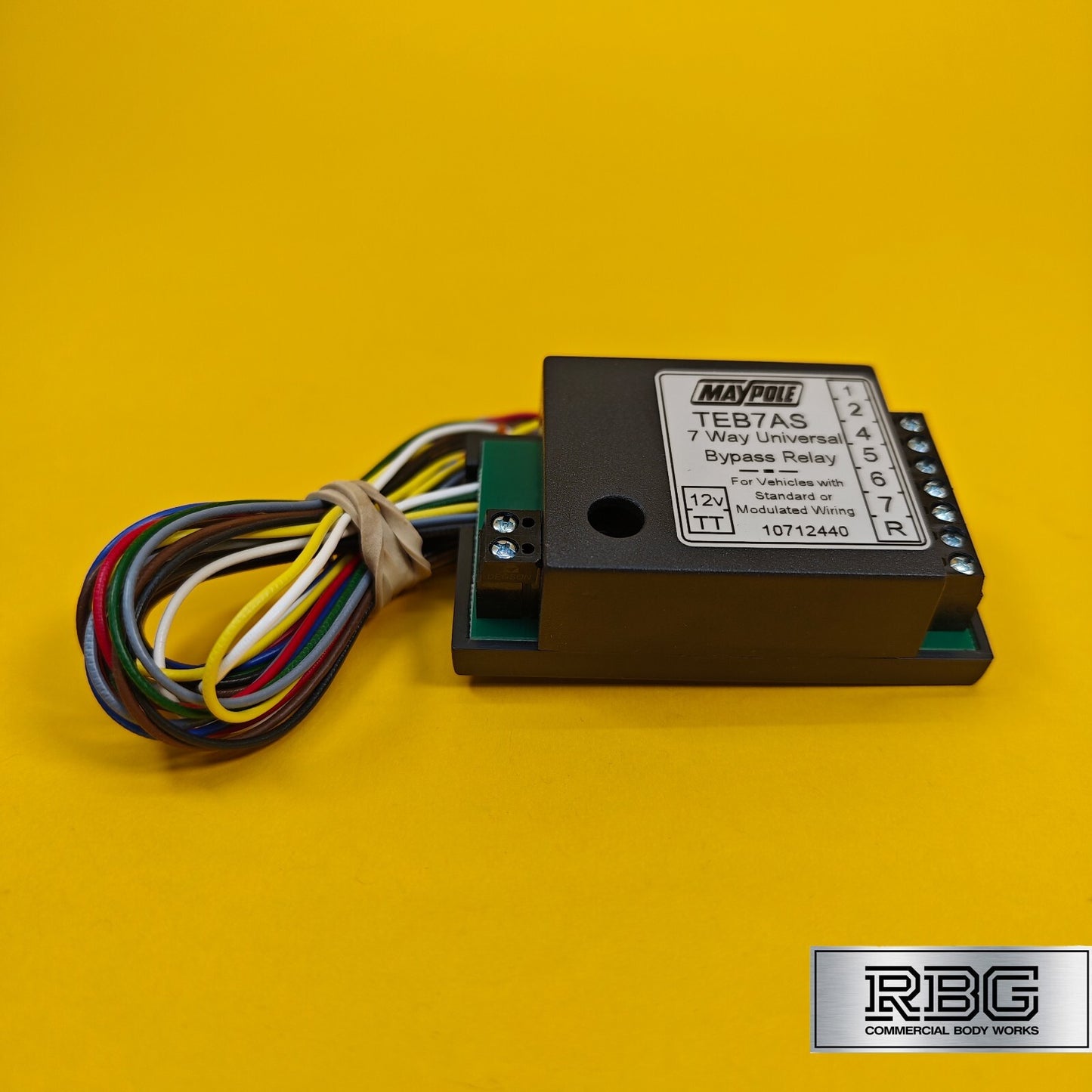 7 Way Bypass Relay Universal for Towbar Towing Trailer Caravan TEB7AS Smart 12V