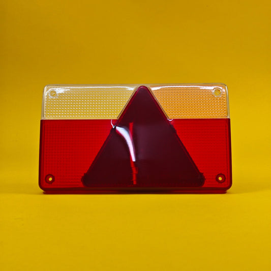 Replacement Lens Rear Light RIGHT for AJBA FP.80 with Orange Reflector Trailer