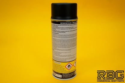 Alloy Wheel Paint MOTORSPORT BLACK 400ml Aerosol Spray Car Refurbishment E-TECH
