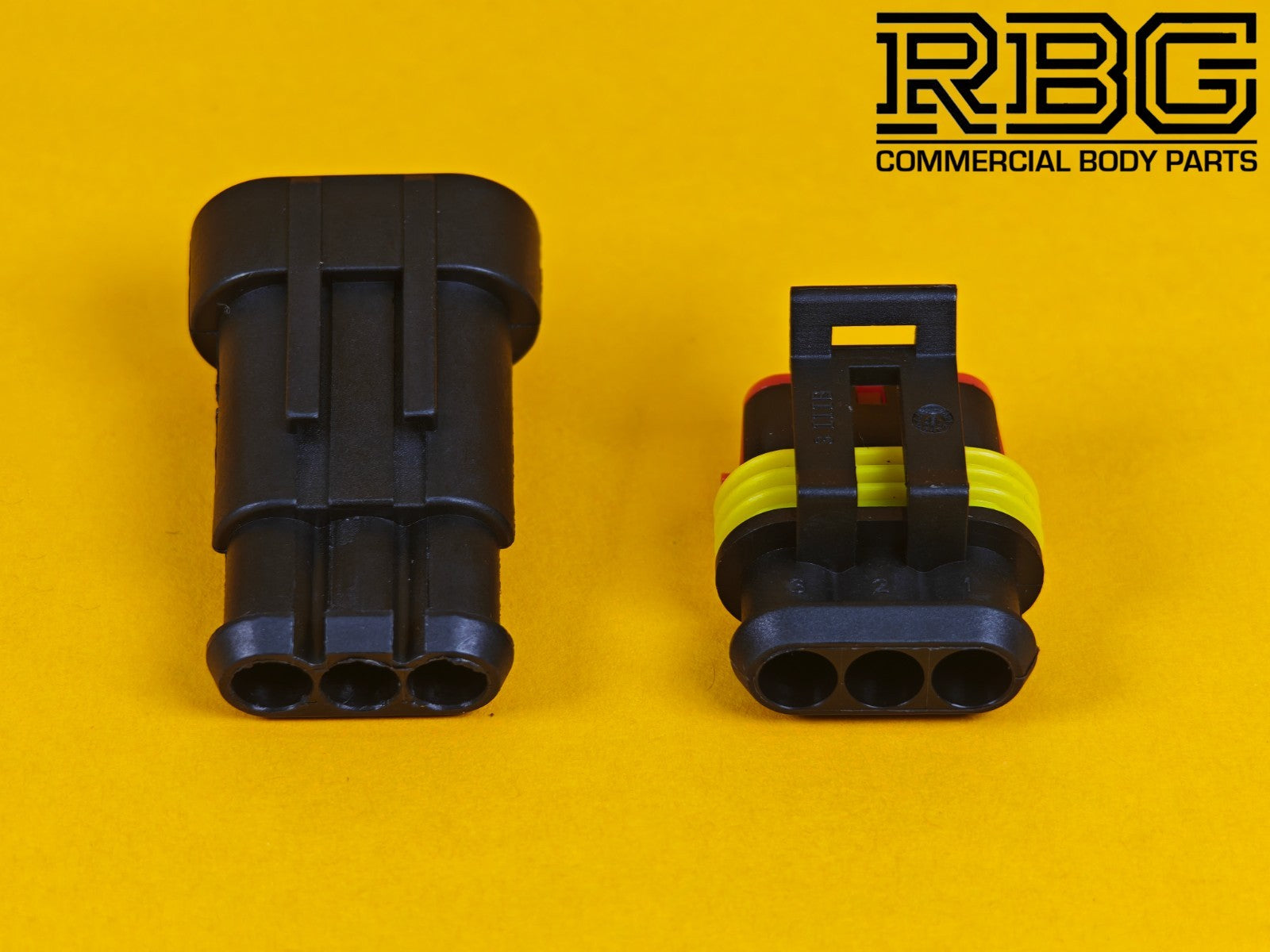 SuperSeal Connector Pair Assembly AMP 3 Way Female/Male Wiring Waterproof IP67