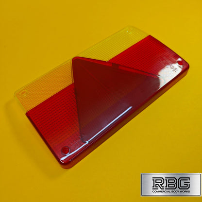 Replacement Lens Rear Light LEFT for AJBA FP.80 Orange Reflector Erde Trailer